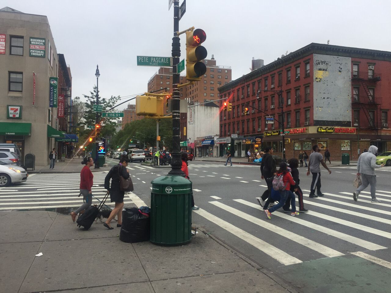Second Avenue at East 116th Street in East Harlem